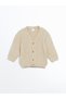 Lcw Baby Beige V-Neck Knitwear Baby Boy Cardigan - 3