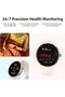 AMOLED Smart Watch for Women Men, Always-On Display Fitness Tracker, Answer/Make Calls, 2 - 5