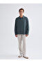 Ozmarka New Season Comfortable Fit Long Sleeve Dobby Men's Shirt - 2