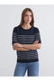 Quality Pieces from Çelebi Store Zero Roba Collar Striped Women's Knitwear Sweater - 2