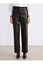 Lcw Vision Standard Fit Women's Leather-Look Pants - 3
