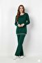 Women's Zigzag Stitched Knitwear Set - 5