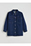 Esse Collection Indigo Shirt Collar Women's Jean Jacket - 5
