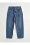 Indigo Barrel Fit Women's Jeans