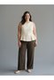 Trendlucky Women's Wide Leg Pants with Elastic Waist and Difference in Color - 6