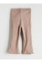 Alita City Farkıyla Lcw Baby Brown Oval Collar Baby Girl Sweatshirt and Leggings - 6