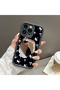 iPhone 11 Compatible High Quality Flower Patterned Mirror Silicone Phone Case - 3