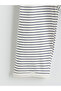 Ecru striped baby boy bodysuit and pants set - 7