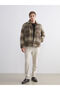 Ozmarka New Season Comfortable Fit Plaid Cashmere Men's Shirt Jacket - 2