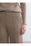 Create Your Style with Uzg Store Beige Elastic Waist Wide Leg Women's Pants - 3