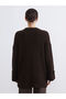 Mg Trenden Brown V-Neck Women's Knitwear Cardigan - 4