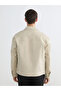 Esvab • Modern & Distinctive Standard Fit Long Sleeve Velvet Men's Shirt Jacket - 6