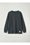 Nevavm with Difference Oval Collar Boys' Long Sleeve T-Shirt