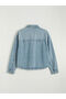 Nevavm Shirt Collar Oversize Women's Jean Jacket with a Difference - 5