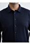 Lcw Vision Navy Blue Large Size Regular Fit Long Sleeve Men's Shirt - 6