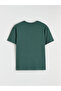 Green Crew Neck Printed Boy's T-Shirt - 2