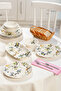 4271 Pure 14-Piece Porcelain Breakfast Set for 6 People - 4