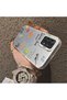 Samsung Galaxy A52/A52S Compatible Shatterproof Silicone Beautiful Flower Pattern Printed Cover Shock Absorbing Protection - 4