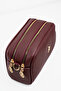 Women's Burgundy 2-Compartment Lined Wallet Crossbody and Shoulder Bag with Accessories - 3
