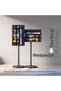 Portable Android TV on Wheels, FHD 60Hz Cordless Screen, 32 Inch Smart Monitor, Wi-Fi & Bluetooth - 5