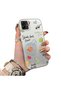 Samsung Galaxy A03 Compatible Shatterproof Silicone Beautiful Flower Pattern Printed Cover Shock Absorbing Protection - 3