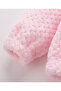 Solid Hooded Winter Jacket - Pink - 7