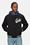Crocker Black Printed Embroidered Loose Fit Men's College Coat - 5