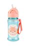 Zoo Tritan Straw Bottle - Cat - 355ml - 2
