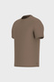 Short Sleeve Blake Textured Crew Neck Men's Brown Top M6Rp33Kb170-G1Dy - 5