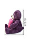 Special Giant Big Plush Teddy Bear for Lovers - Romantic Gift with Love Written Heart Pillow - 4