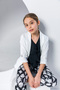 Girl's Ruffled V-Neck Sleeveless Blouse -New Product - 2