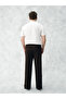 Brown Easy-To-Wear Men's Trousers with Side Pockets and Zipper Legs - 5