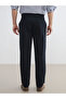 Navy Blue Standard Fit Men's Trousers - 4