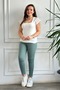 High Waist Lycra Leg Laser Cut Jeans - 2