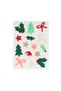 Felt Christmas Icon Stickers - New Year Motif Stickers (Pack of 4)