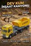 Toy Large Size Giant Earthmoving Truck - Movable Dump Construction Truck with Sound and Light (30 cm)