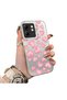 Infinix Smart 9 Compatible Hard Acrylic Back Silicone Edge Lens Protection Case Heart Pattern