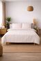 Double Duvet Cover Set 200X220 Cotton Buldan Natural Aura