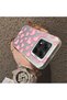 Poco X7 5g Compatible Hard Acrylic Back Silicone Edge Lens Protection Case Heart Pattern - 3