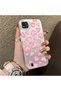 Realme C20/C20A Compatible Hard Acrylic Back Silicone Edge Lens Protection Case Heart Pattern - 4