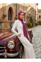 Organic Dubai g Pattern Mulberry Shawl - 2