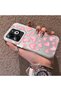 Tecno Spark 20C Compatible Hard Acrylic Back Silicone Edge Lens Protection Case Heart Pattern - 2