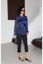 Women's Cobalt Chest Detailed Belted Tulle Shirt Yel221803 - 8