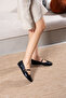 Astrid Women's Crocodile Patterned Buckle Mary Jane Flats - 6