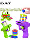 Flying Saucer Disc Shooter Toy Set with 15 Soft Foam Discs Easy Load & Trigger Launch, Game for Kids