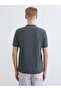 Petrol Polo Neck Men's T-Shirt - 4