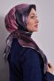 Black-mink lotus flower silk cotton scarf - 3