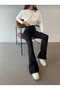 Smoke Women's Black Flared Jean Women's t Shaping / Sculpting Lycra High Waist Flare Jean - 3