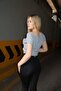 Women's Black Flared Leggings Yel221764 - 4