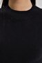 Crew neck crop knit sweater 1405 - 7